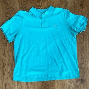 Vineyard Vines Turquoise Classic Fit Polo XL